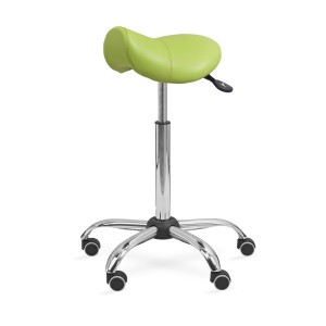 Taboret siodło tapicerowane
