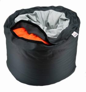 TUNEL SENSORYCZNY OTWIERANY SZARY - 70 CM