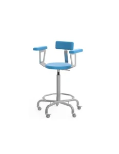 Taboret medyczny - lekarski z oparciem TB-03-112-RM-T_-K2