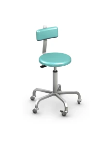 Taboret medyczny - lekarski z oparciem TB-03-010-RM-T_-K2