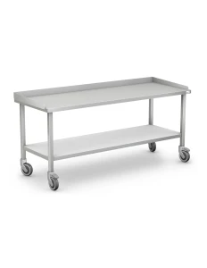 Stół do pakietowania PAK-2/120 z bandą i kółkami - 1200x700x800 mm