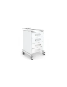 Stolik instrumentalny seria K-6 B-04ST: 4x szuflada z podniesionym rantem