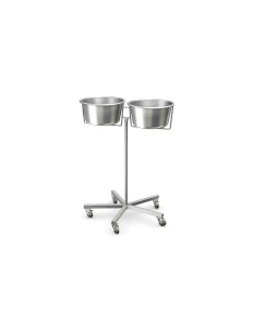 Stojak do misek na odpadki podwójny 22cm 2.5L SMO1-02-2,5-0-KO-PI-K2