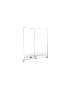 Parawan mobilny dwuskrzydłowy PJ2-02-ST-PC-70-K2