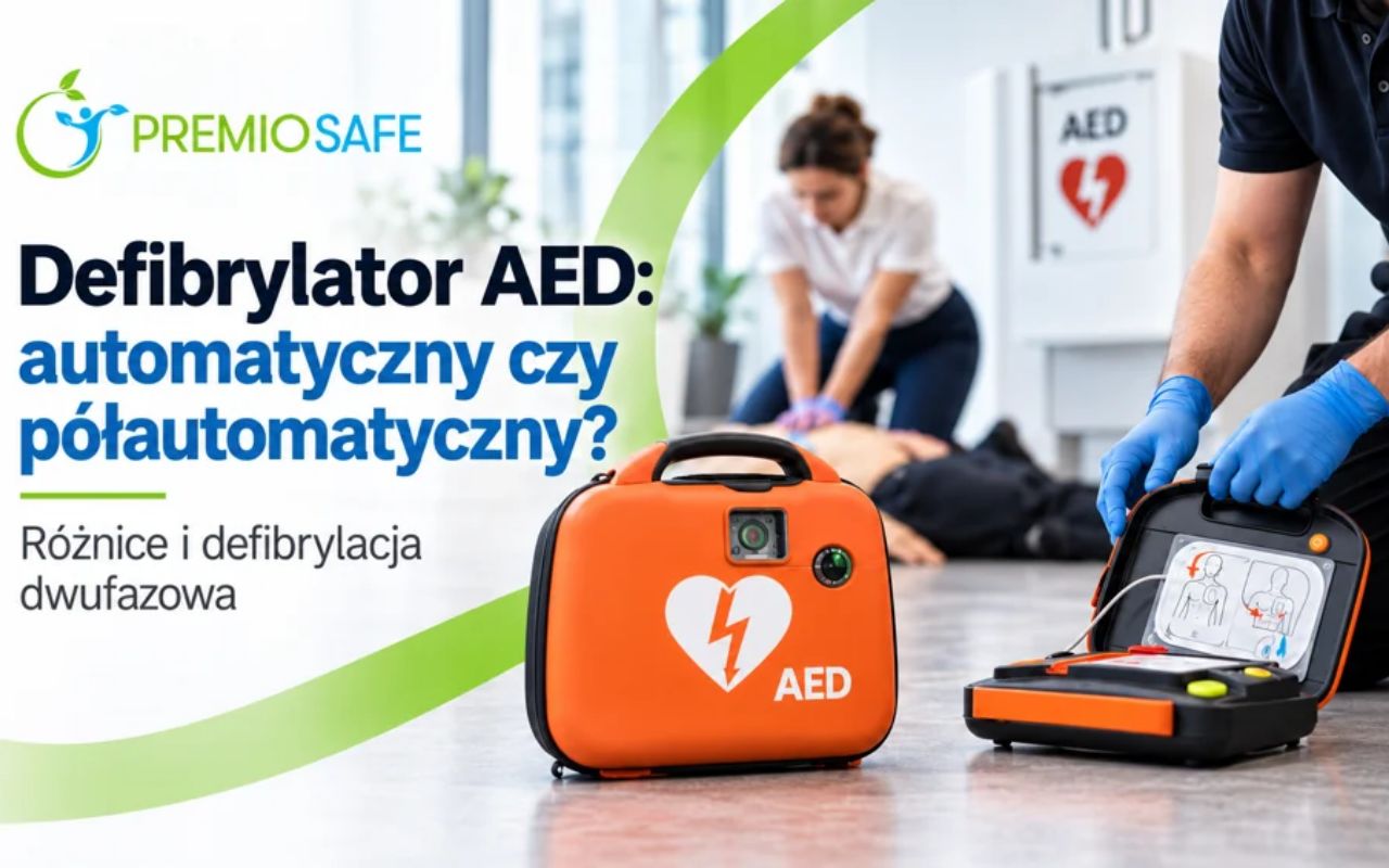 Defibrylator automatyczny a półautomatyczny – różnice i defibrylacja dwufazowa